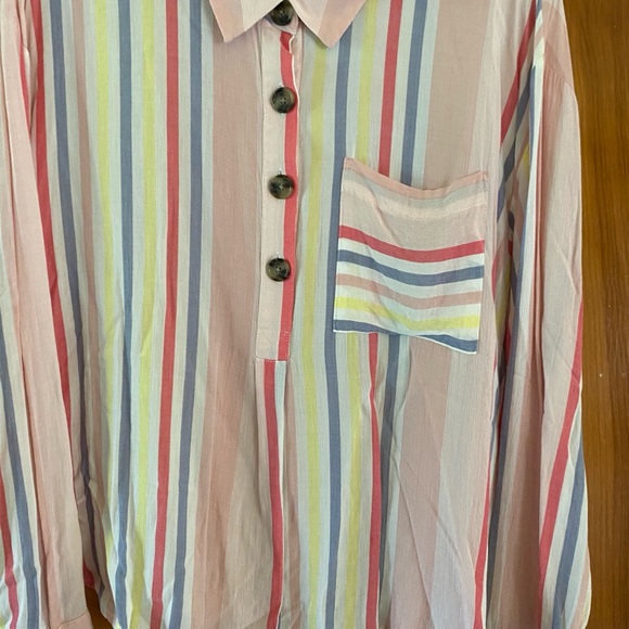 a.n.a Tops - Striped Multicolor Women's Shirt